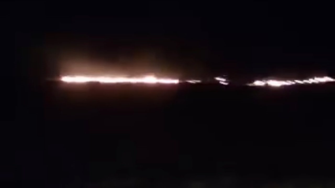 Çankırı’da çıkan anız yangını korkuttu