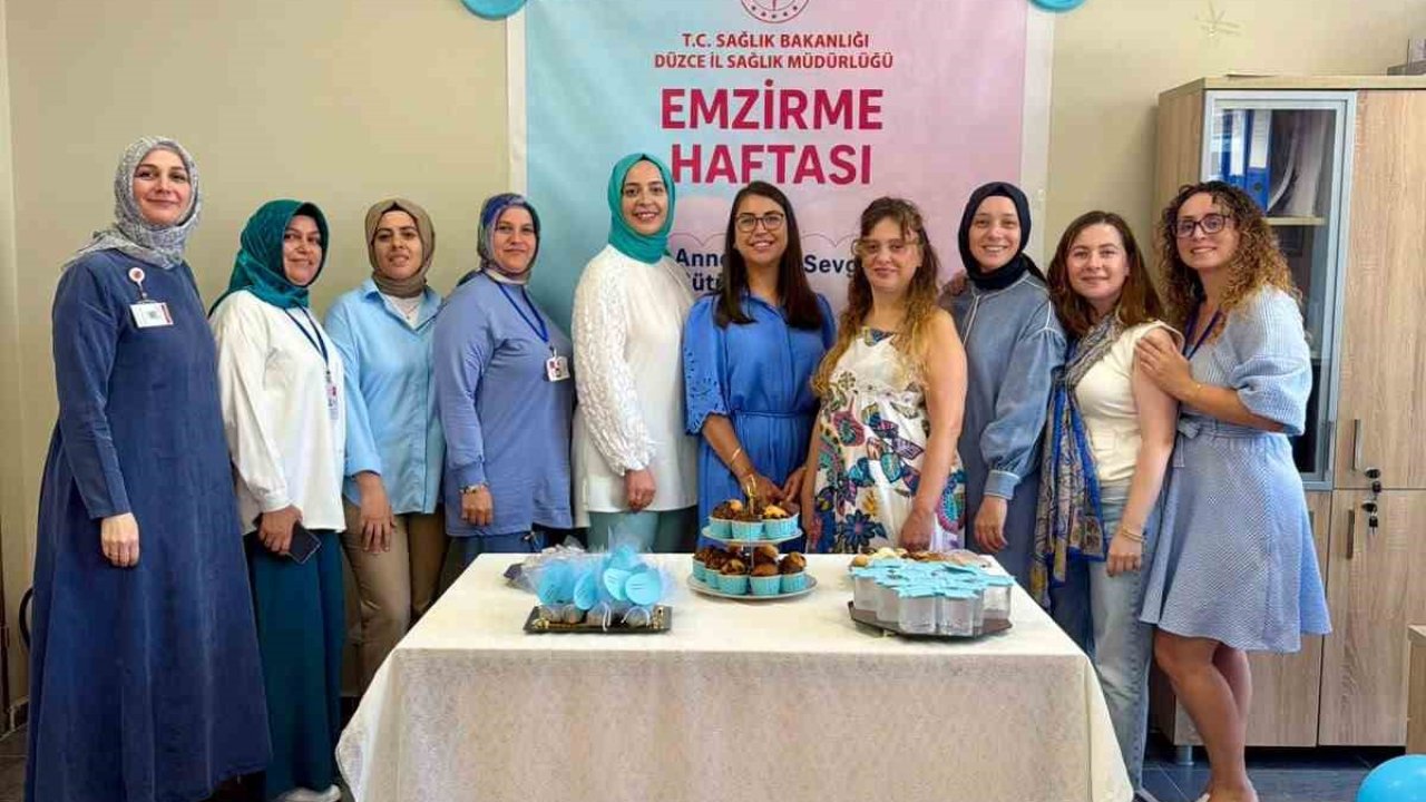 Akçakoca’da anne sütüne dikkat çekildi
