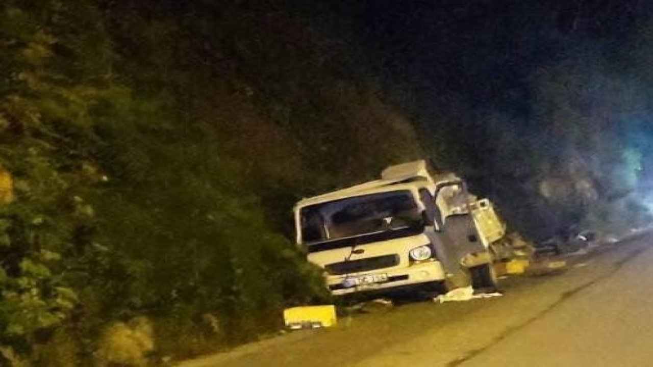 Giresun’da kamyonet kazası: 1 ölü, 2 yaralı