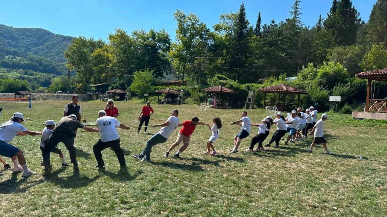 Zonguldak’ta aile kampı heyecanı yaşandı