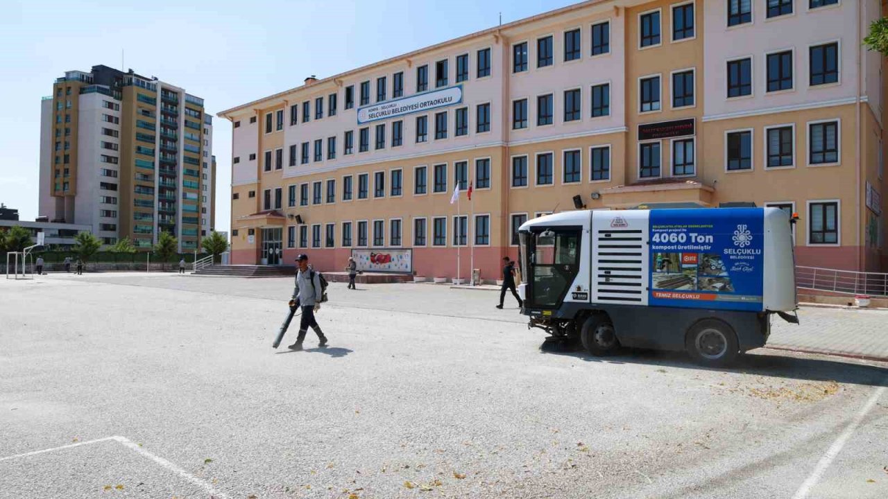 Selçuklu’da okullar yeni eğitim yılına hazırlanıyor