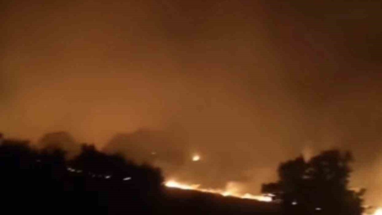 Gerger’de orman yangını