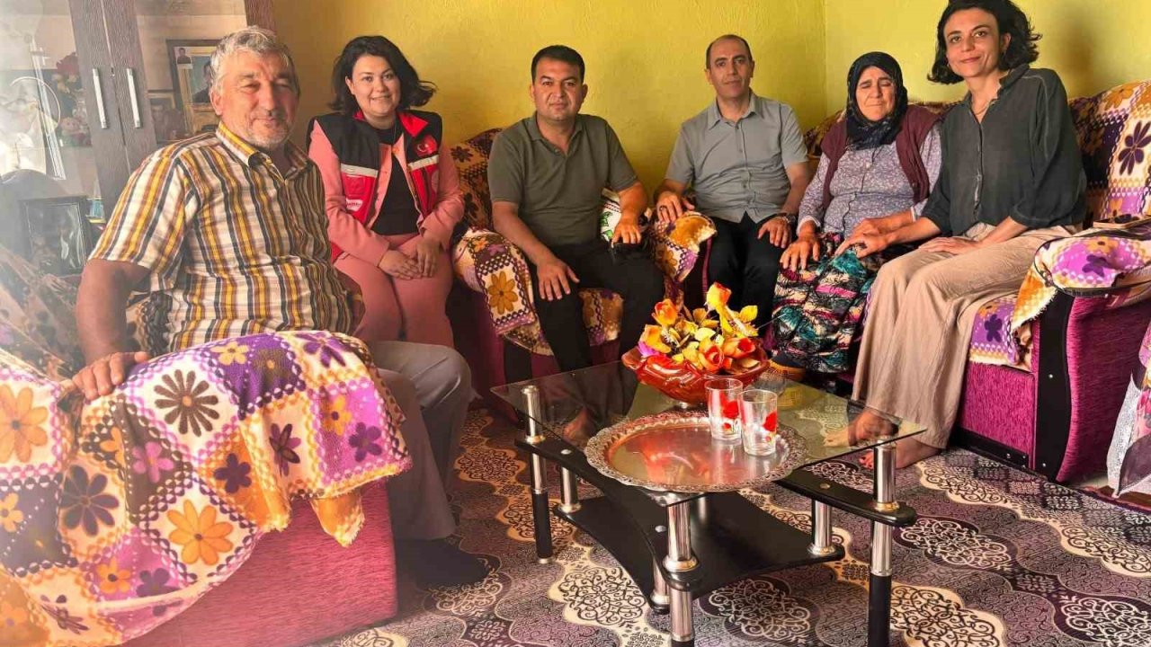 Şehit ailesine vefa ziyareti