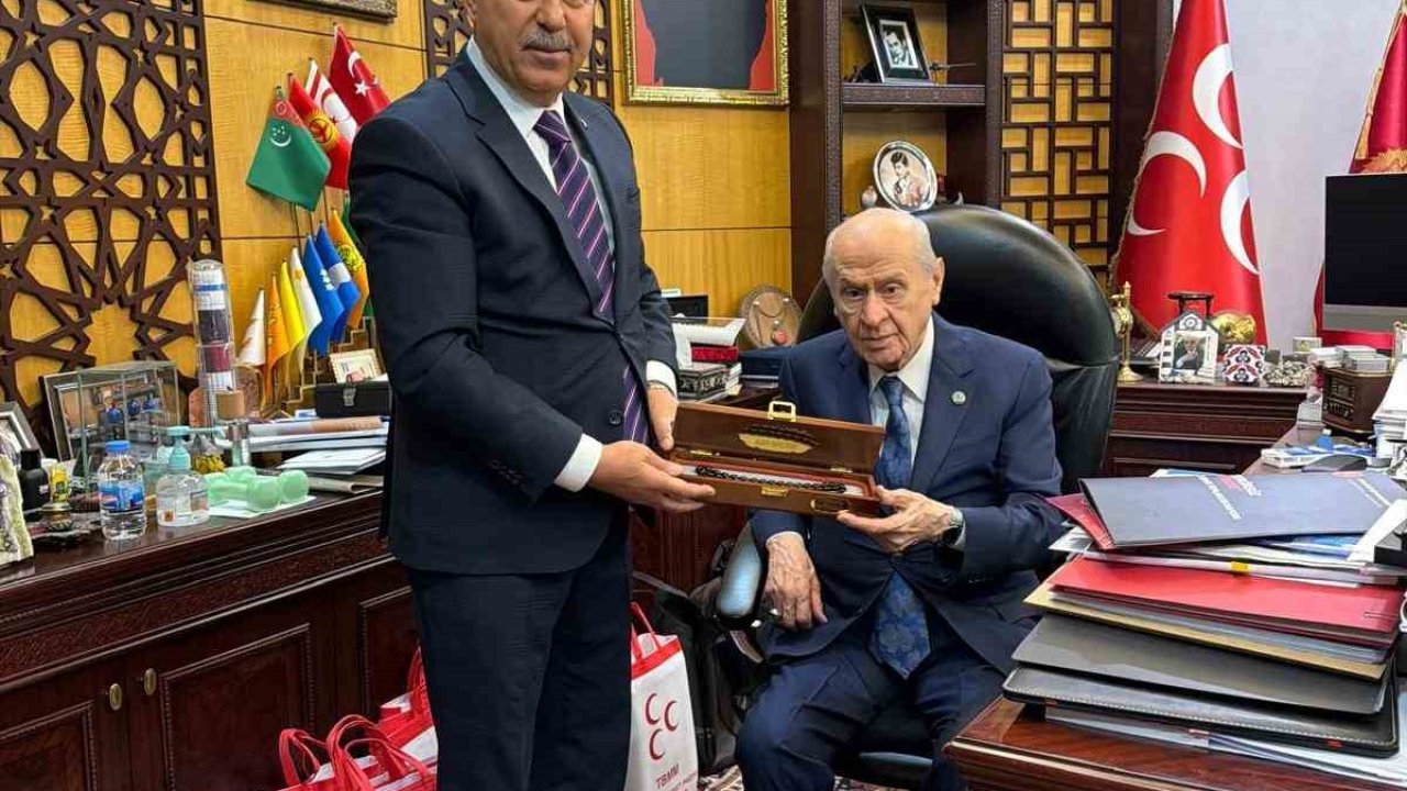 MHP İl başkanı Mehmet Sait Kılıç’tan, Bahçeli’ye ziyaret