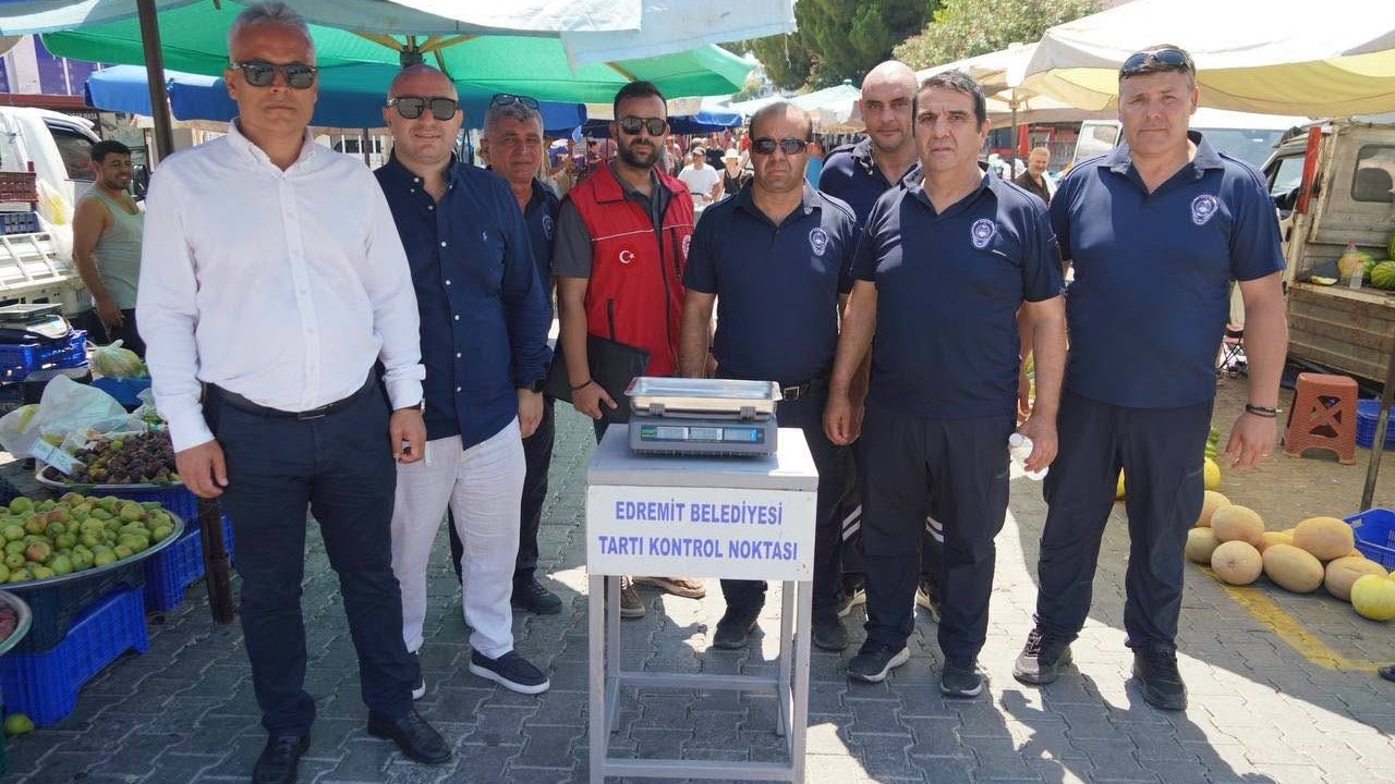 Altınoluk Salı Pazarı’nda denetimler sıklaştırıldı