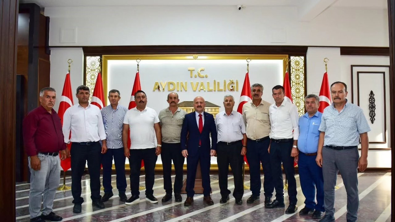 Aydın Valisi Varol, Nazilli mahalle muhtarlarını kabul etti