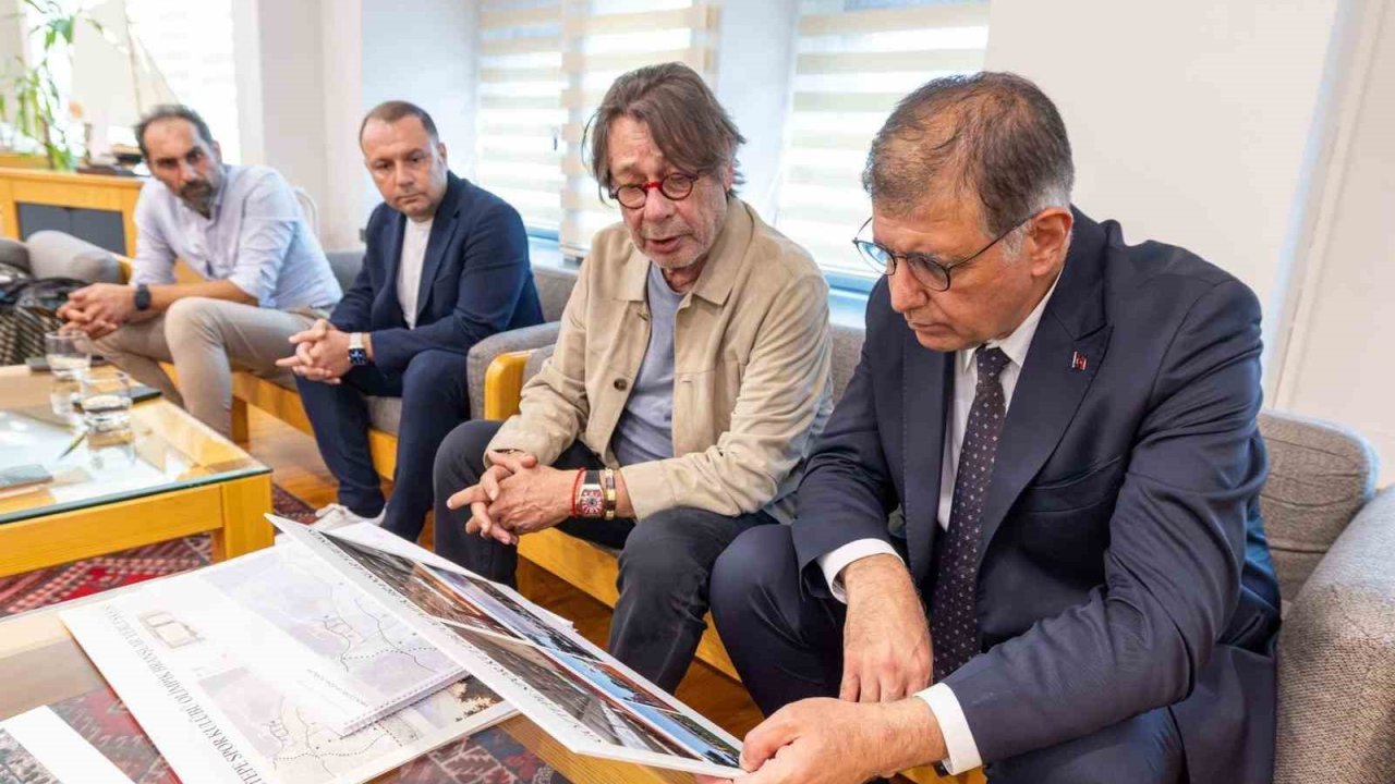 Başkan Tugay ve Sepil Göztepe’nin İnciraltı projesini görüştü
