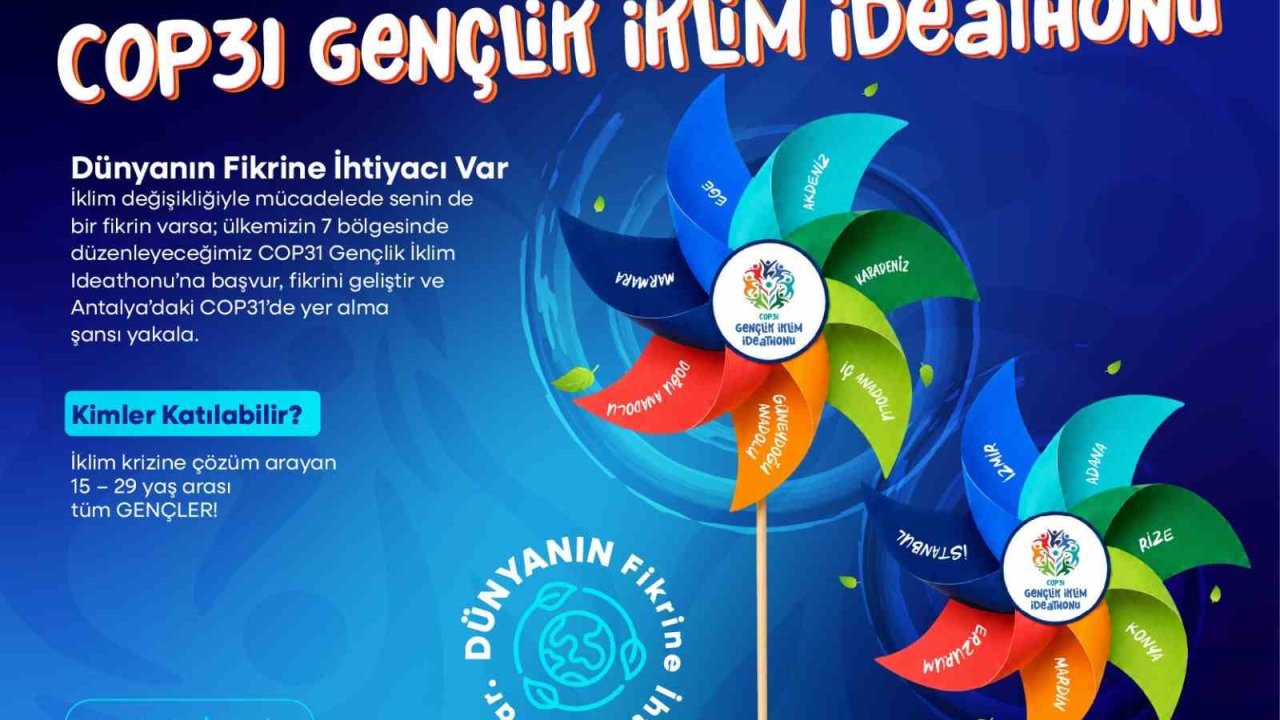 COP31 Gençlik İklim İdeathonu başvuruları başladı