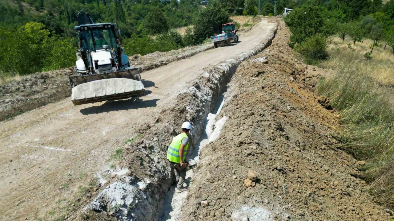 Büyükşehir, Gemlik’te sulama tesisini kısa sürede yüzde 80’e ulaştırdı