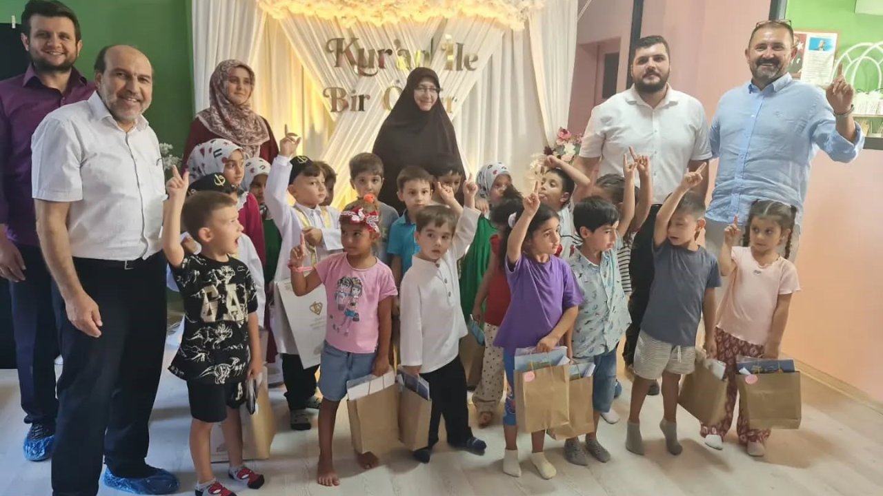 Söke’de minik öğrencilerin hatim sevinci