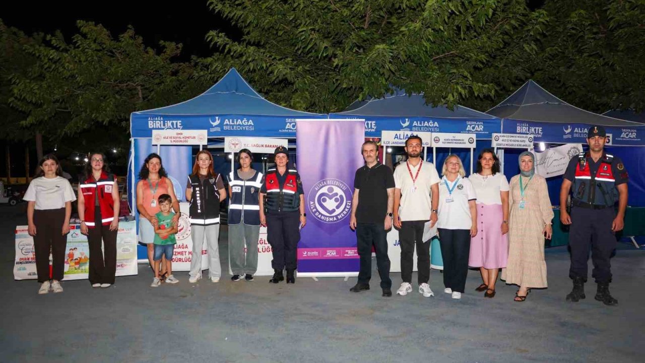Aliağa’da bağımlılık ve aile farkındalığı için bilgilendirme çalışması