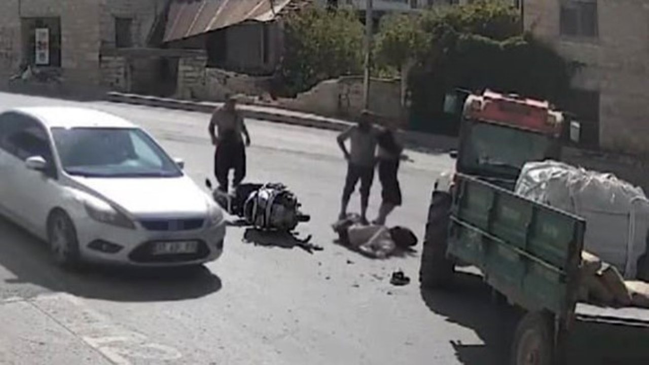 Mersin’de motosiklet traktörle çarpıştı: 1 yaralı