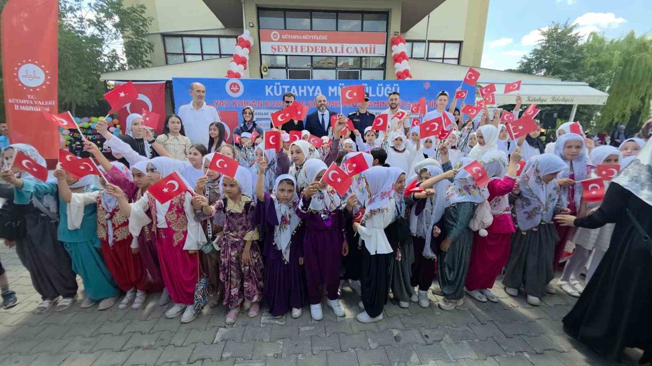 Kütahya’da Yaz Kur’an Kursları için coşkulu final