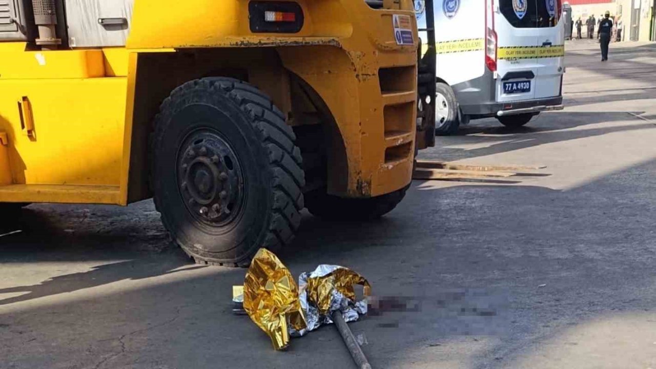 Forkliftin çarptığı adam hayatını kaybetti
