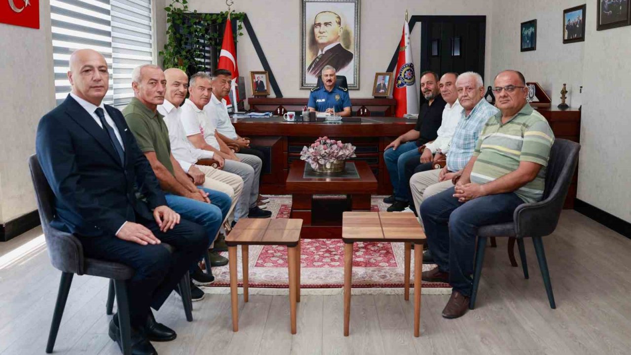 Mersin Emniyet Müdüründen emekli polislere veda