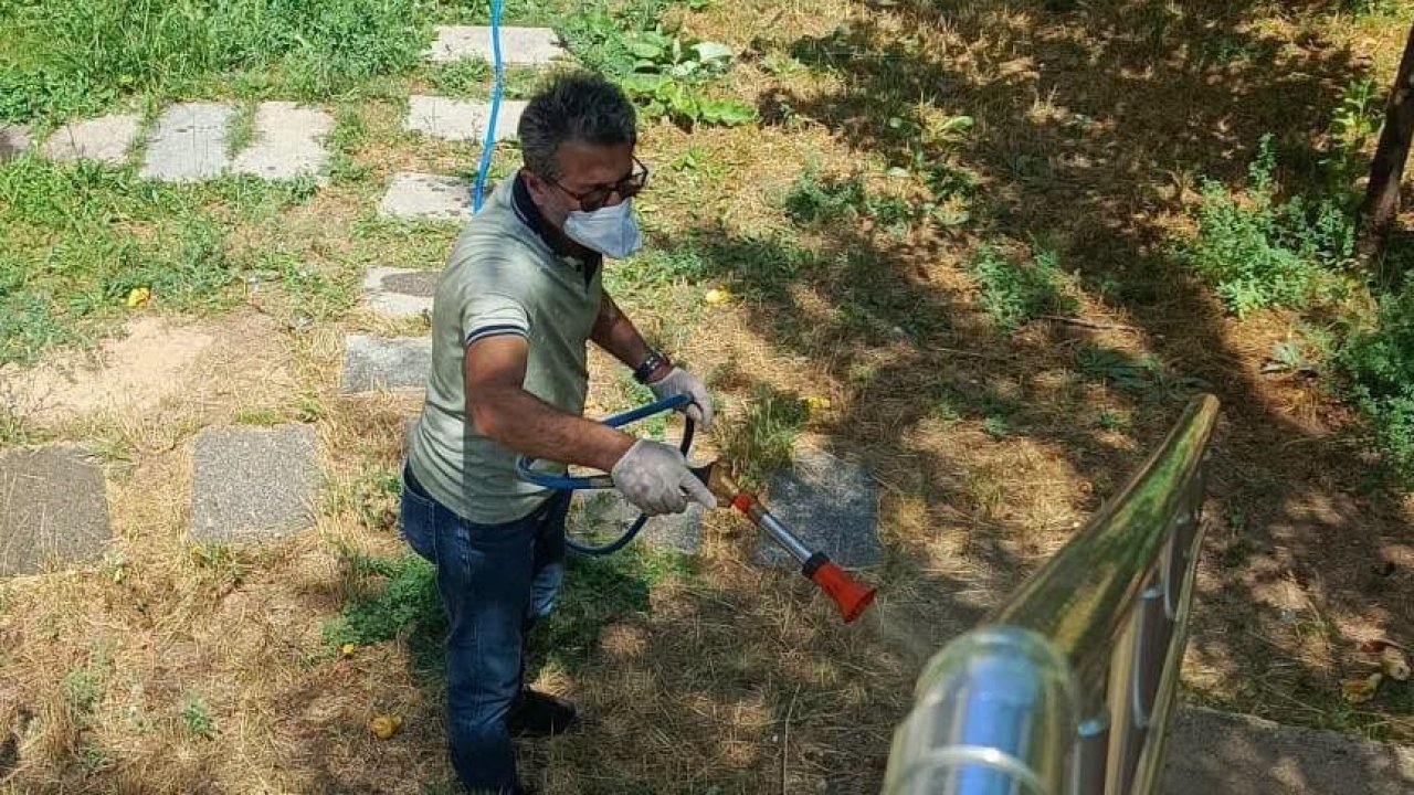 Bayburt’ta larva ilaçlaması ve temizlik çalışmaları sürüyor
