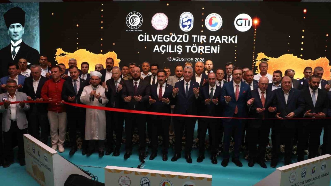 Cilvegözü’nde bin 200 tır kapasiteli tır parkının açılışı gerçekleştirildi