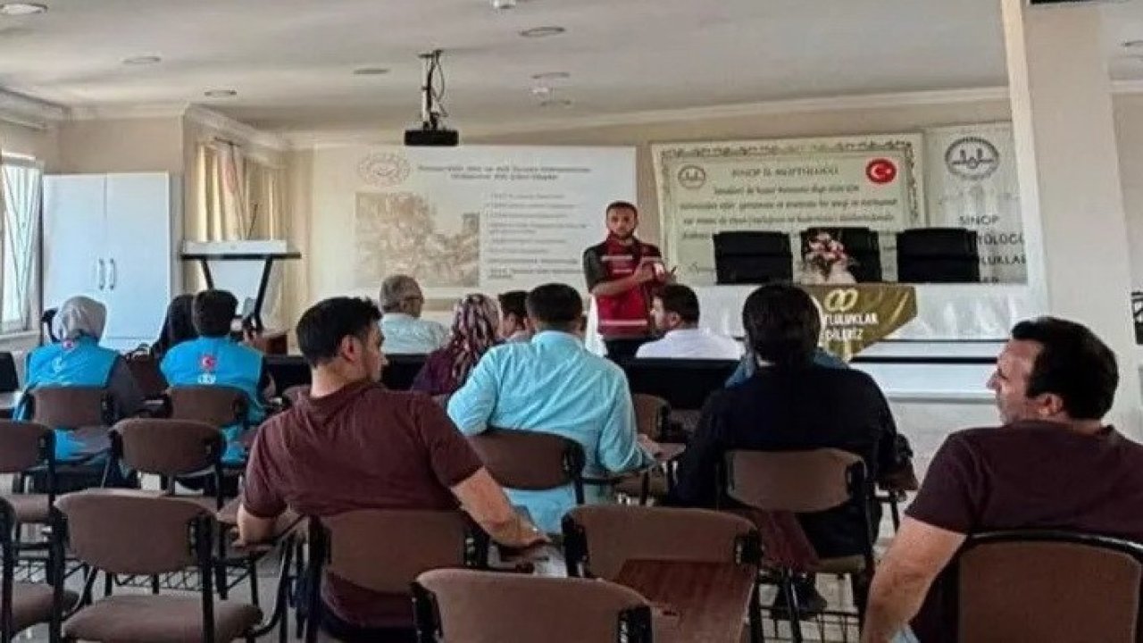 Sinop’ta müftülük personeline "psikososyal destek" eğitimi