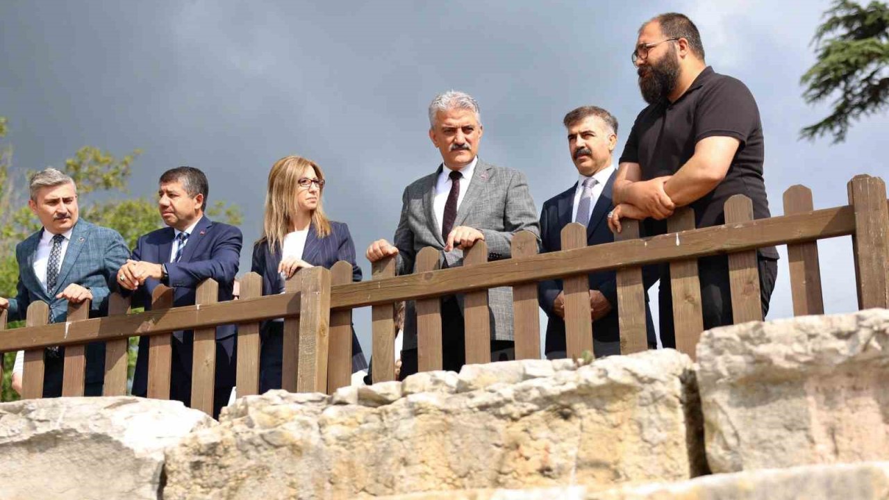 Konuralp Antik Kenti’nde tarihi miras için çalışmalar sürüyor