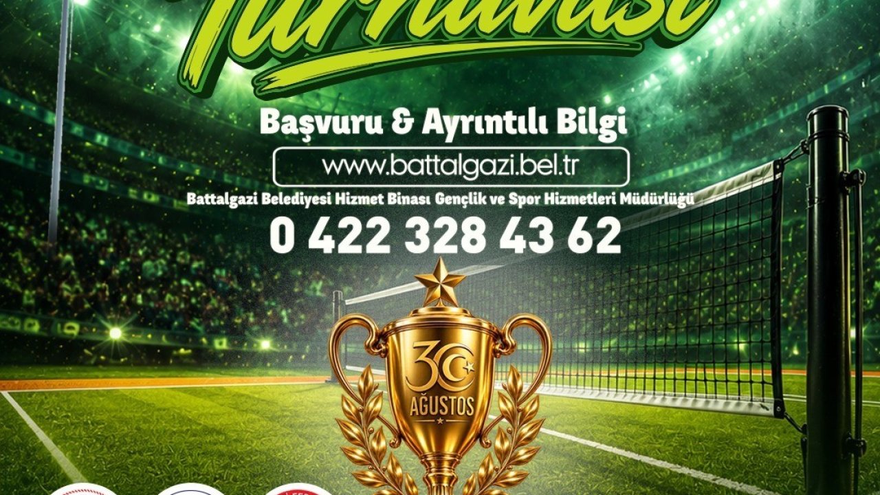 Battalgazi’de ayak tenisi turnuvası