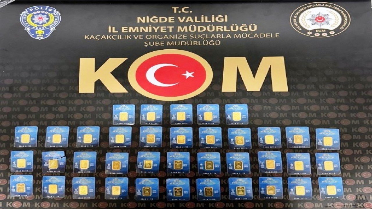 Niğde’de 190 gram sahte altın ele geçirildi