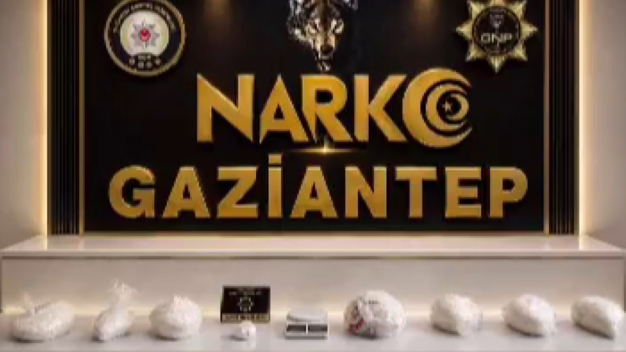 Gaziantep’te 7 kilo uyuşturucu ele geçirildi: 2 gözaltı