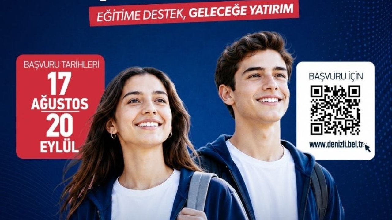 Denizli’de liseye başlayacak olan öğrencilere eğitim desteği