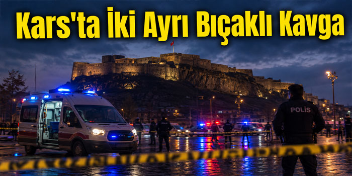 Kars’ta İki Noktada Kavga: Yaralılar Hastaneye Kaldırıldı