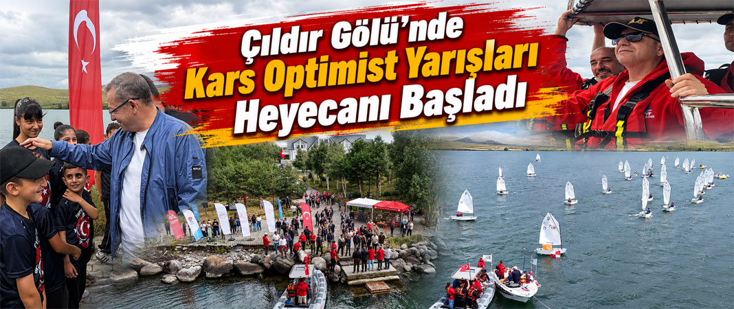 Kars Valisi Ziya Polat, Çıldır Gölü’nde Yelken Yarışlarının Startını Verdi