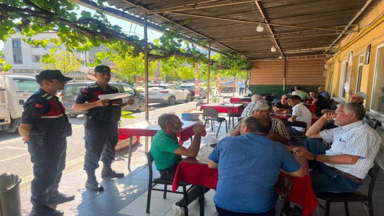 Jandarmadan orman yangını ve dolandırıcılık uyarısı