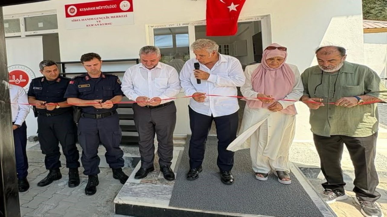 Sibel Hanım Gençlik Merkezi ve Kur’an Kursu dualarla hizmete açıldı