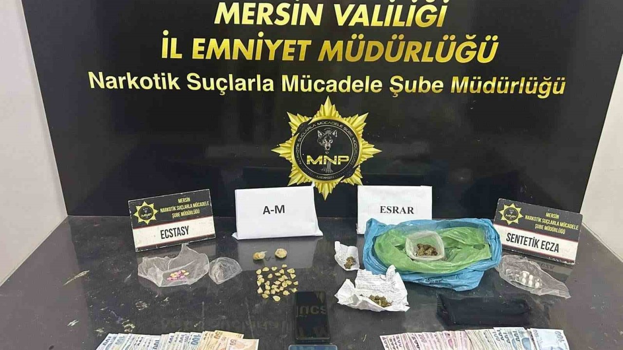 Mersin’de uyuşturucu operasyonu: 4 şüpheli tutuklandı