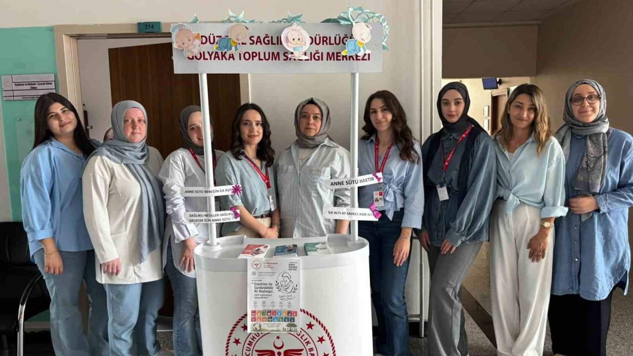 Gölyaka’da anne sütünün önemine dikkat çekildi