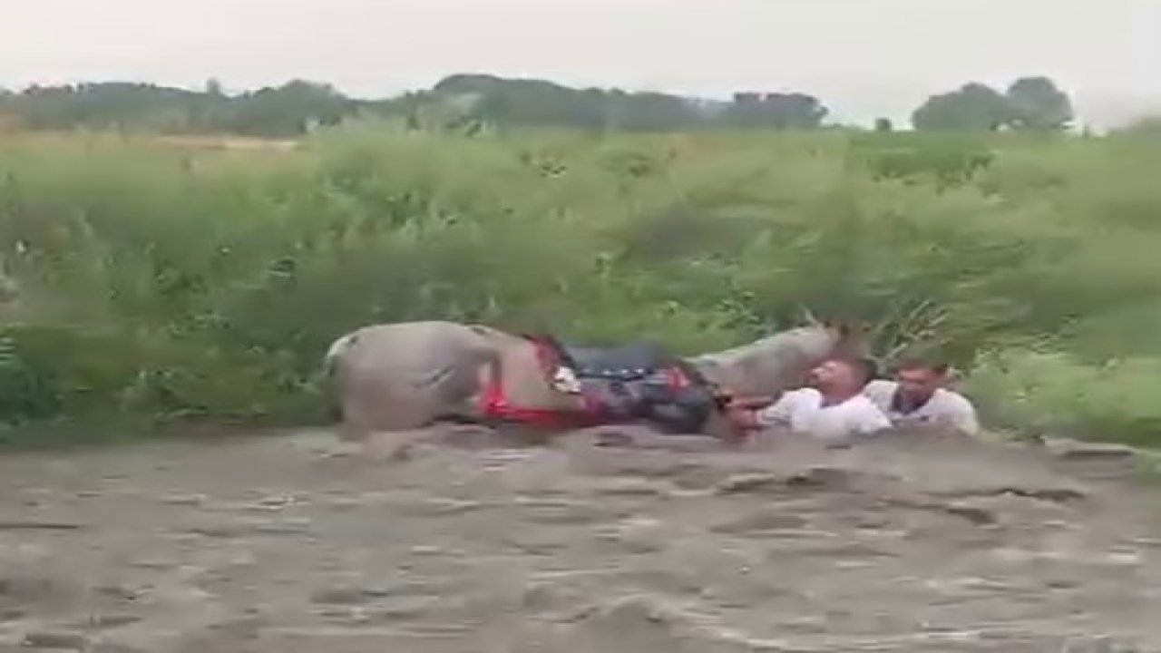 Cirit takımı sele kapılmaktan son anda kurtuldu