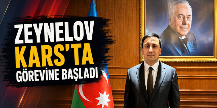 Zeynelov Kars'ta Görevine Başladı haber görseli oluştur