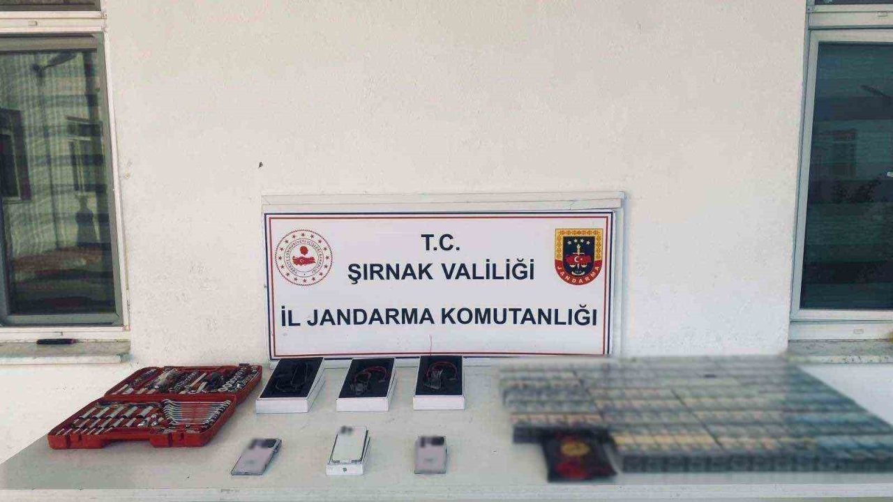 Şırnak’ta kaçakçılık operasyonu: 26 milyon liralık kaçak malzeme ele geçirildi