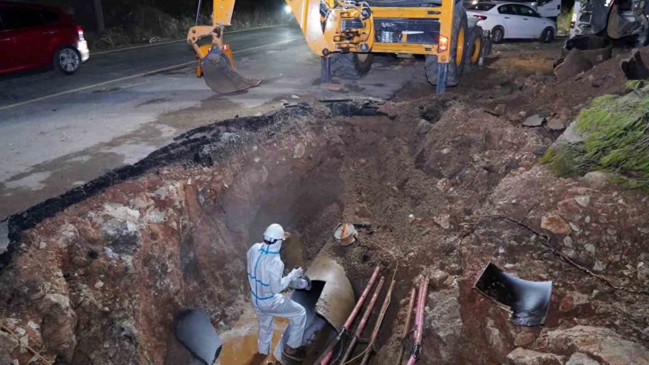 MUSKİ’den Bodrum su isale hattındaki patlama hakkında açıklama