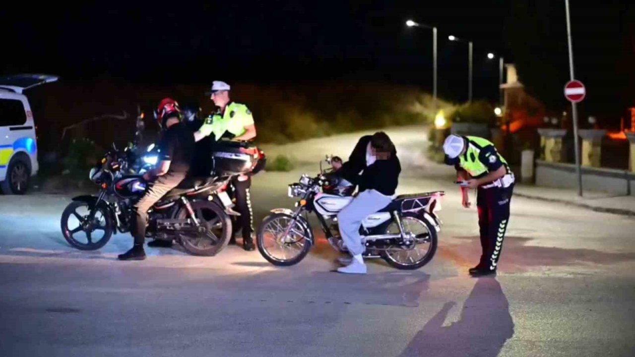 Edirne’de gece trafik uygulaması