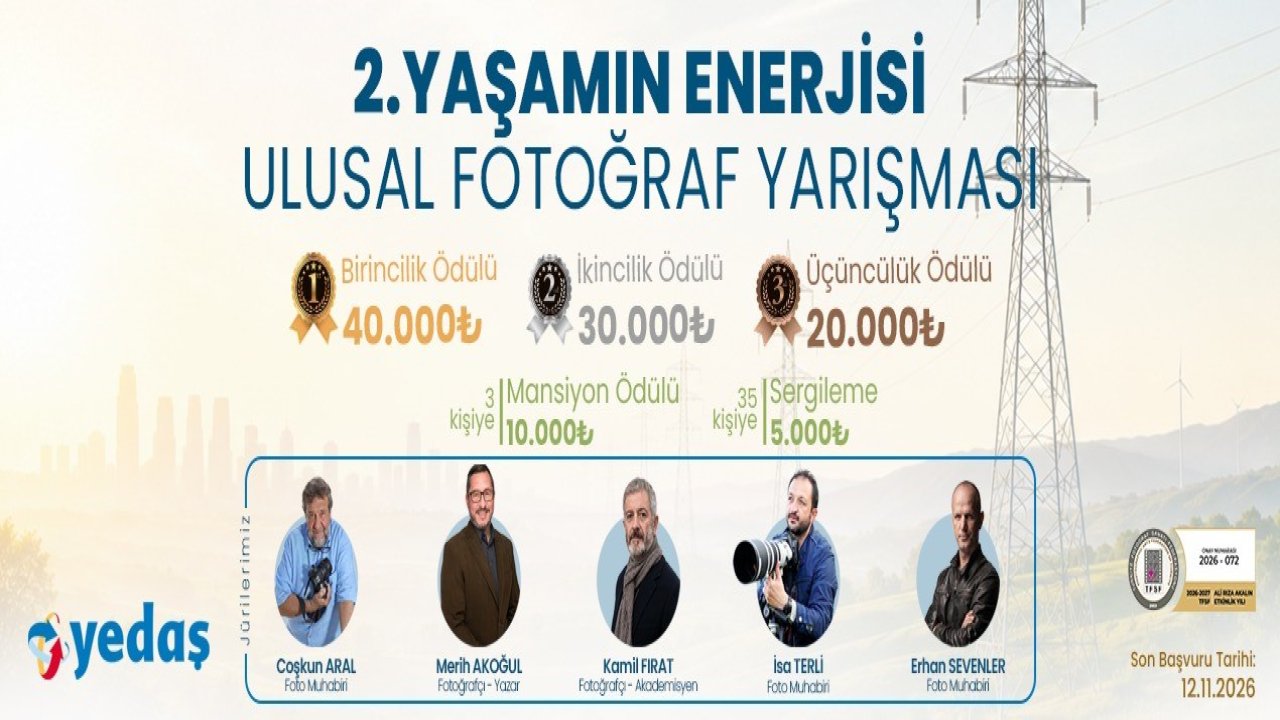 "Yaşamın Enerjisi" ulusal fotoğraf yarışması başladı