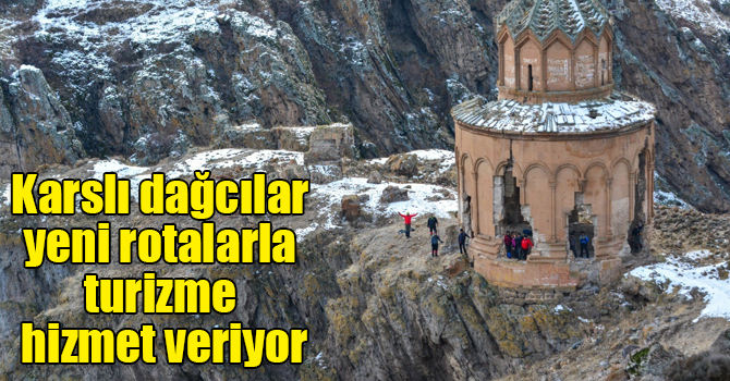 Karslı dağcılar yeni rotalarla turizme hizmet veriyor