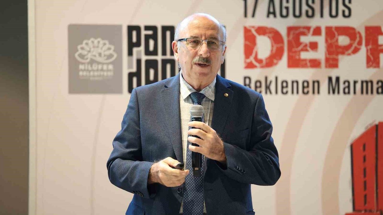 Nilüfer’de Prof. Dr. Okan Tüysüz’den deprem uyarıları