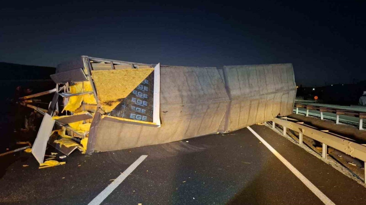 Bilecik’te karavan devrildi: 1 yaralı