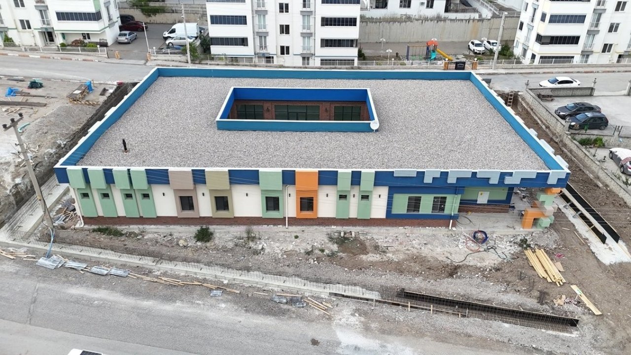 Karabük’te yeni anaokulu inşaatı sürüyor