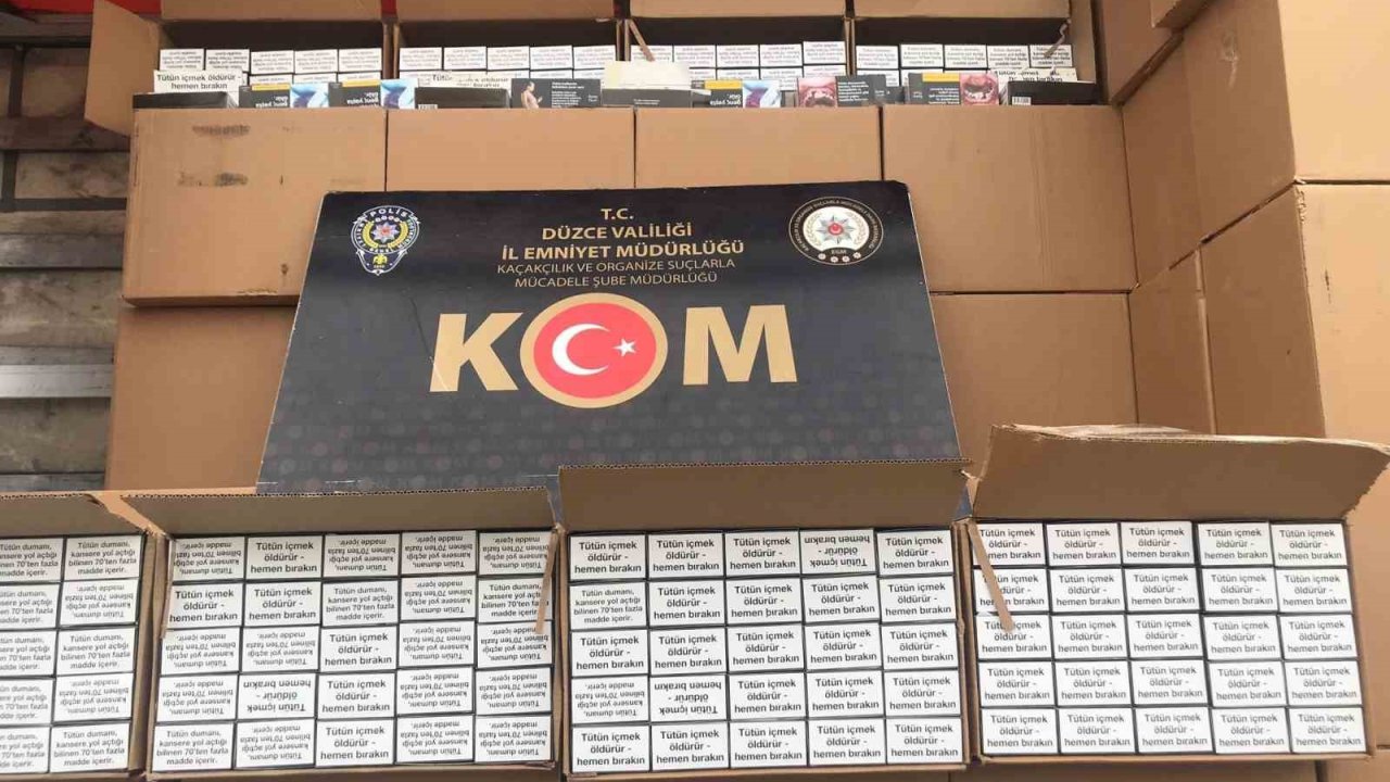 Düzce’de kaçakçılara göz açtırılmıyor