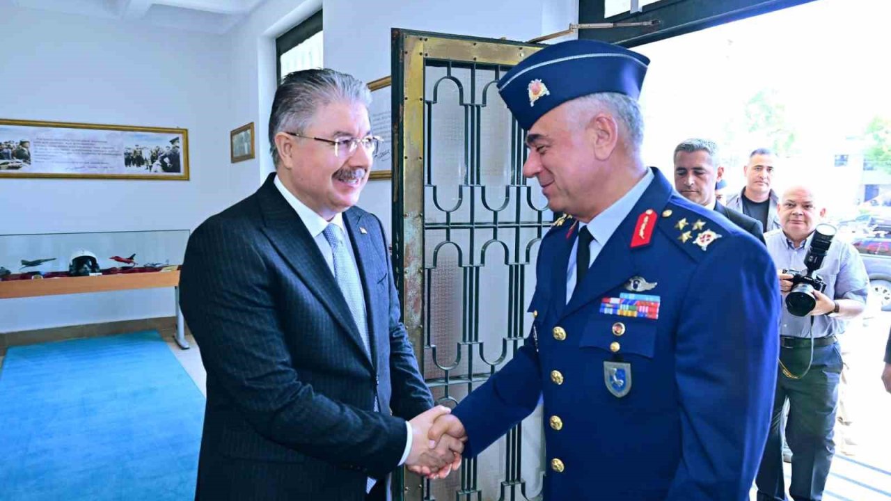 Hava Korgeneral Erdoğan Gür’den Vali Dr. Erdinç Yılmaz’a ziyaret