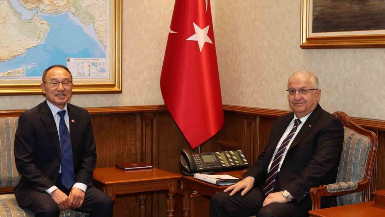 Bakan Güler, Güney Kore’nin Ankara Büyükelçisi Boo’yu kabul etti