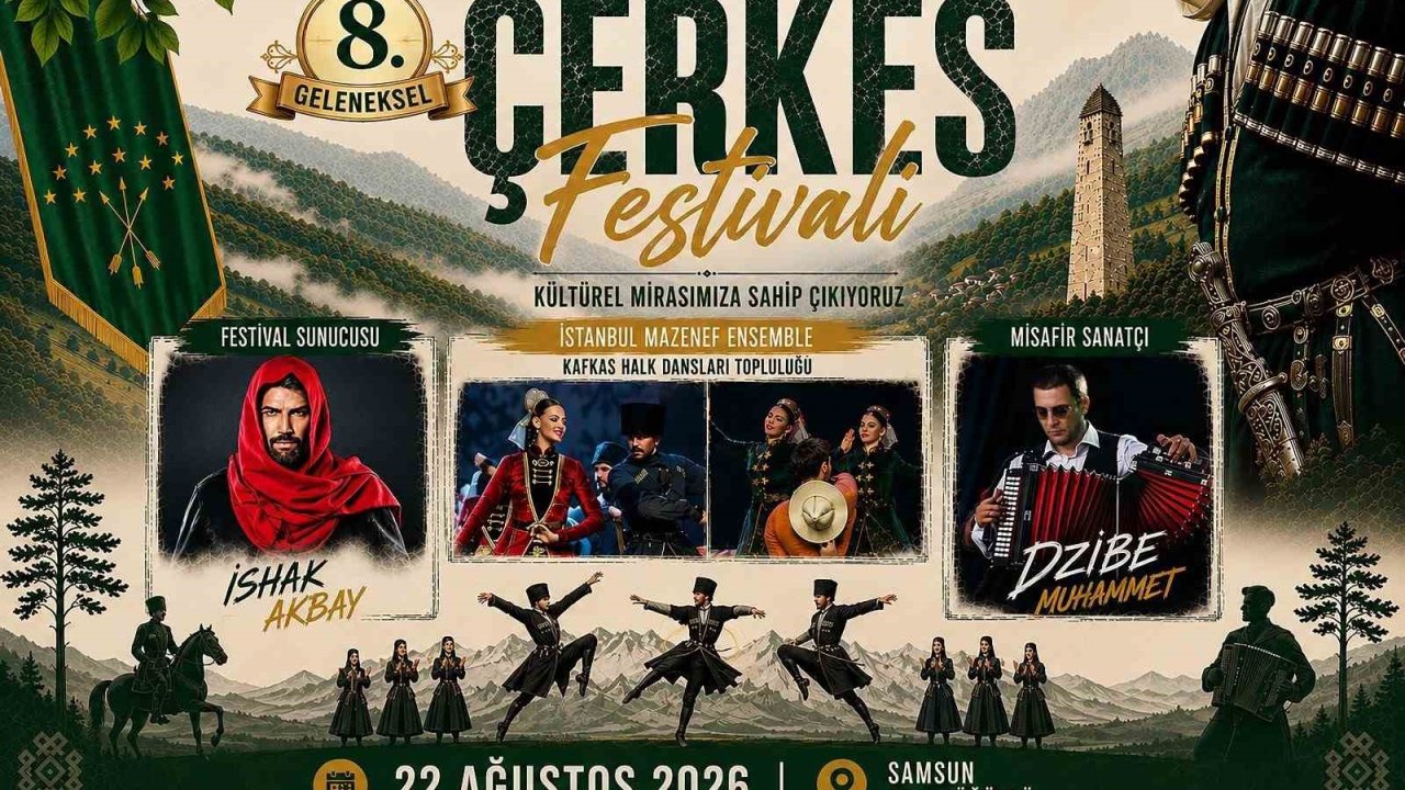 Samsun’da 8. Geleneksel Çerkes Festivali yapılacak