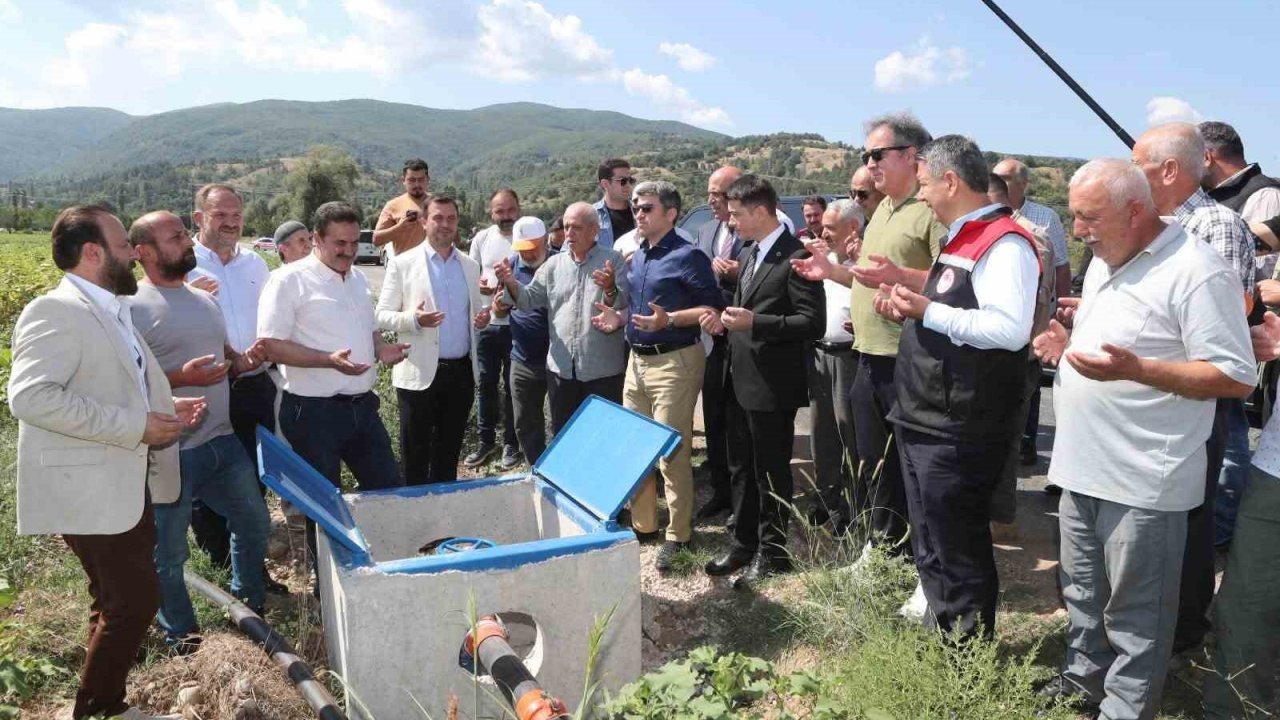 Esençay’da 305 hektarlık arazi suya kavuştu