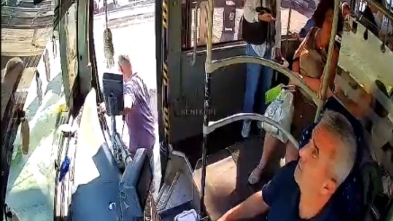 Minibüste fenalaşan yolcuyu şoför hastaneye yetiştirdi