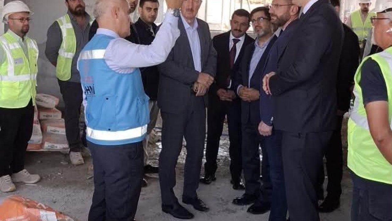 Ulaştırma Bakan Yardımcısı İzkurt’tan yapımı devam eden havalimanında inceleme